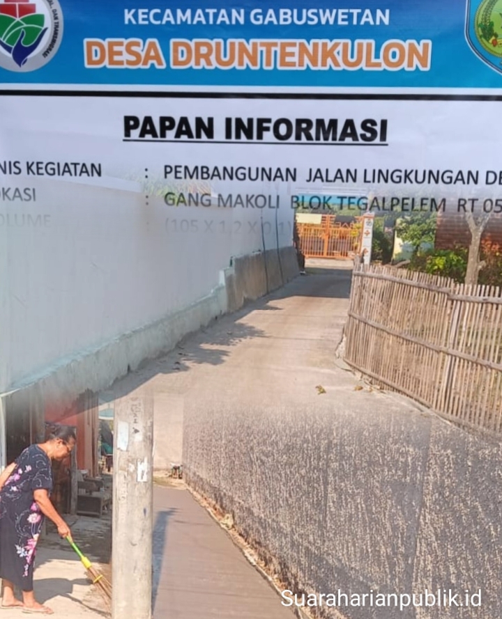 Druntenkulon Luncurkan Proyek Pembangunan Jalan untuk Dorong Pertumbuhan Ekonomi